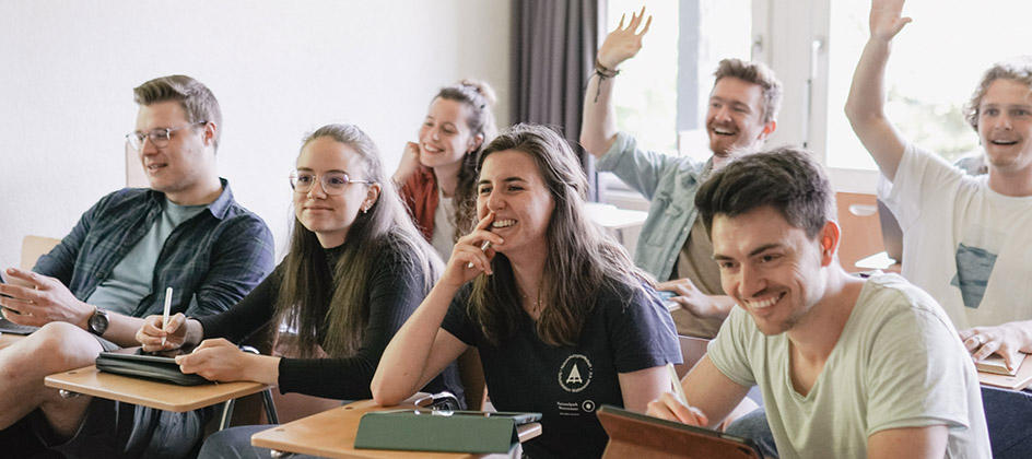Gruppe von Studierenden