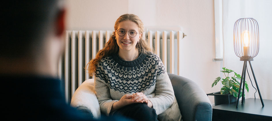 Studierende im Gespräch